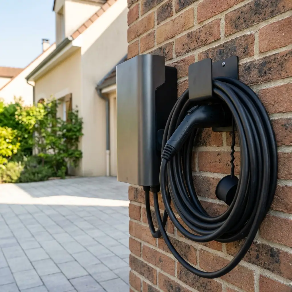 Installation de borne de recharge en maison individuelle