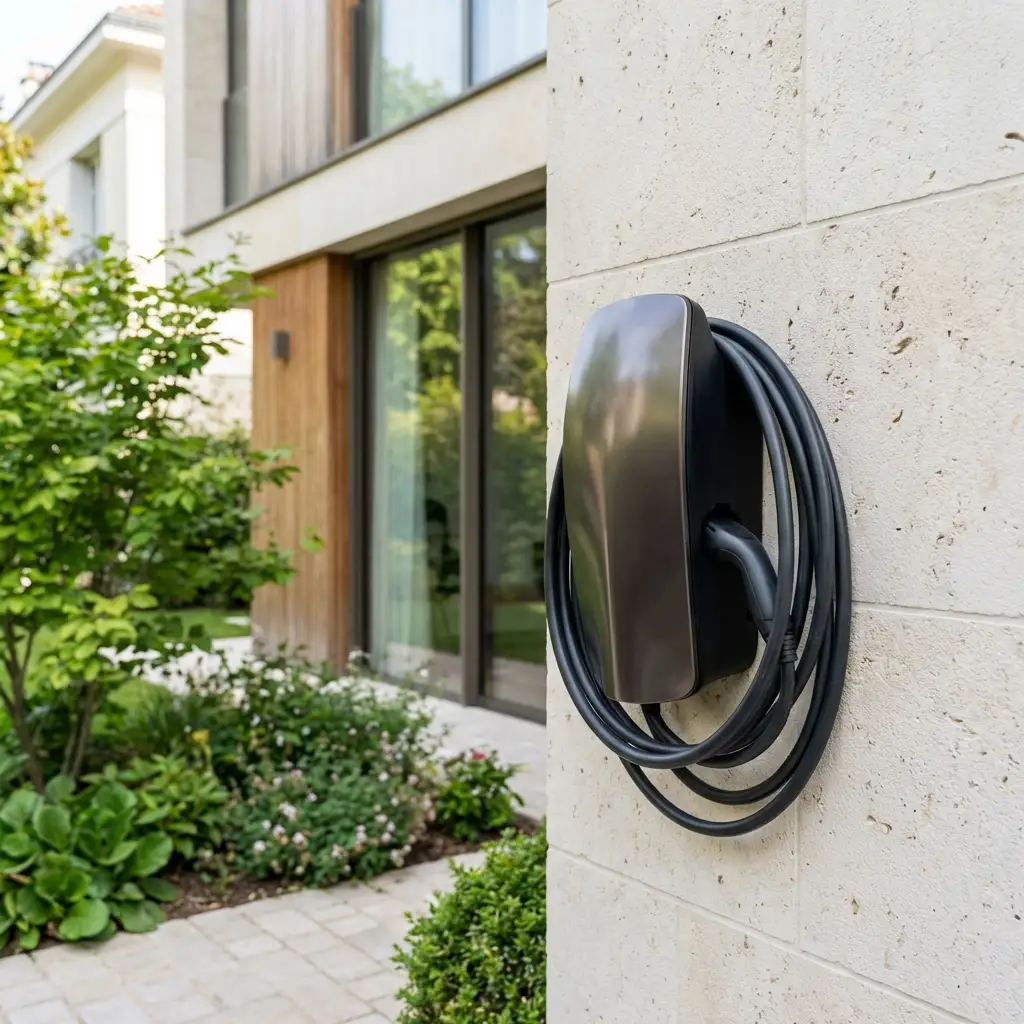 Installation de borne de recharge en maison individuelle